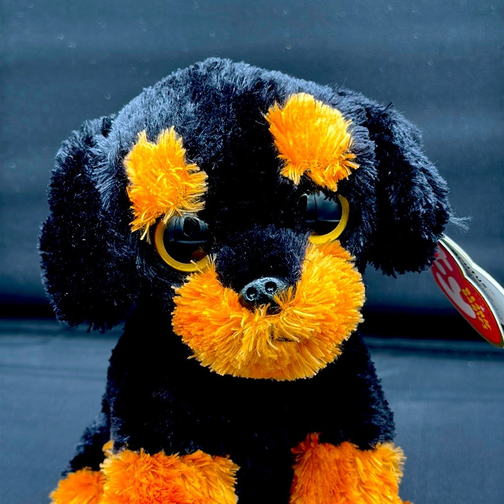 Ty beanie “Brutus” the Rottweiler puppy/dog